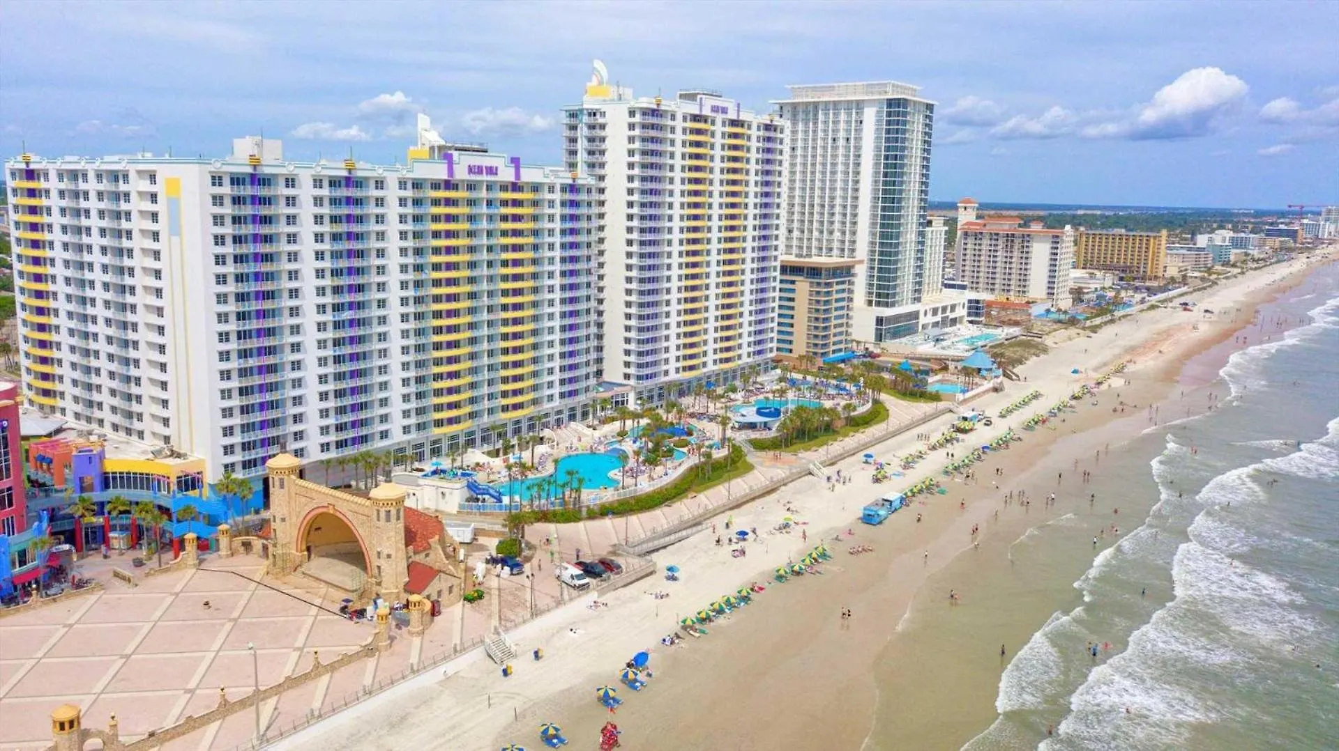 Luxury 8Th Floor 2 Bedroom Condo Direct Oceanfront Wyndham Ocean Walk Resort Daytona Beach | 801